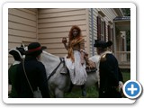 Sybil Ludington talks to General Clinton before her famous 1777 ride.